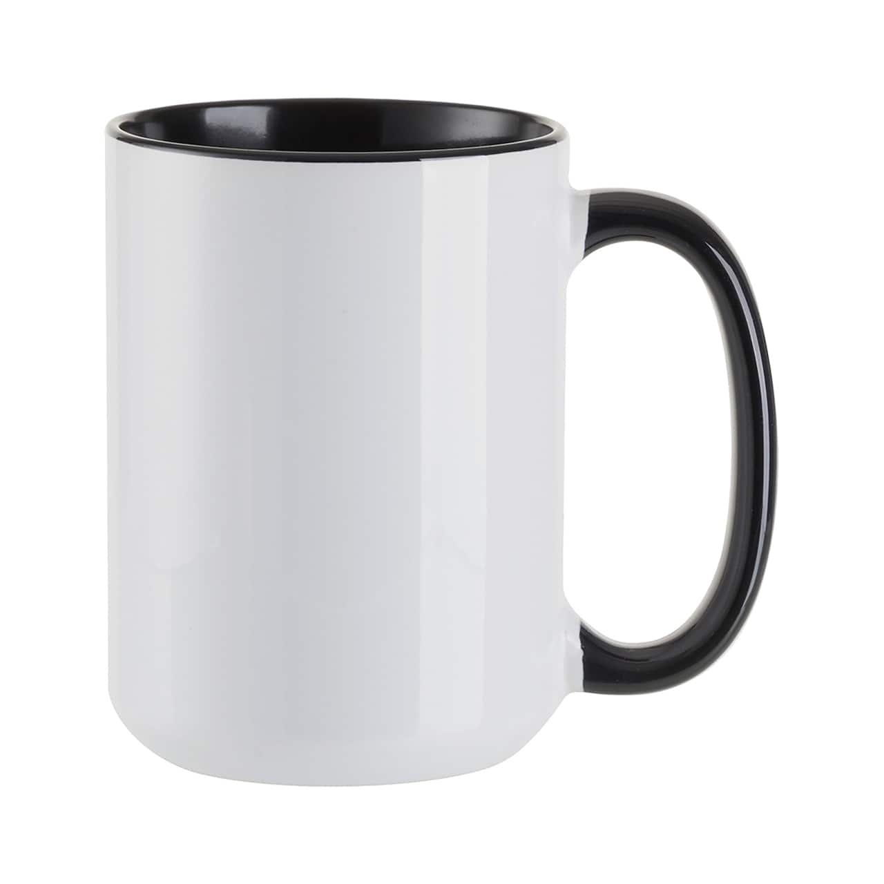 Craft Express 6ct. 15oz. Black Sublimation Two Tone Mugs